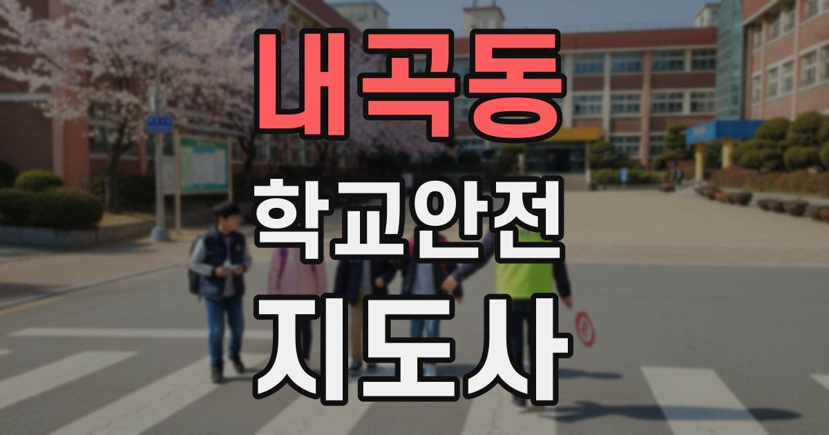 내곡동 학교안전지도사 자격증