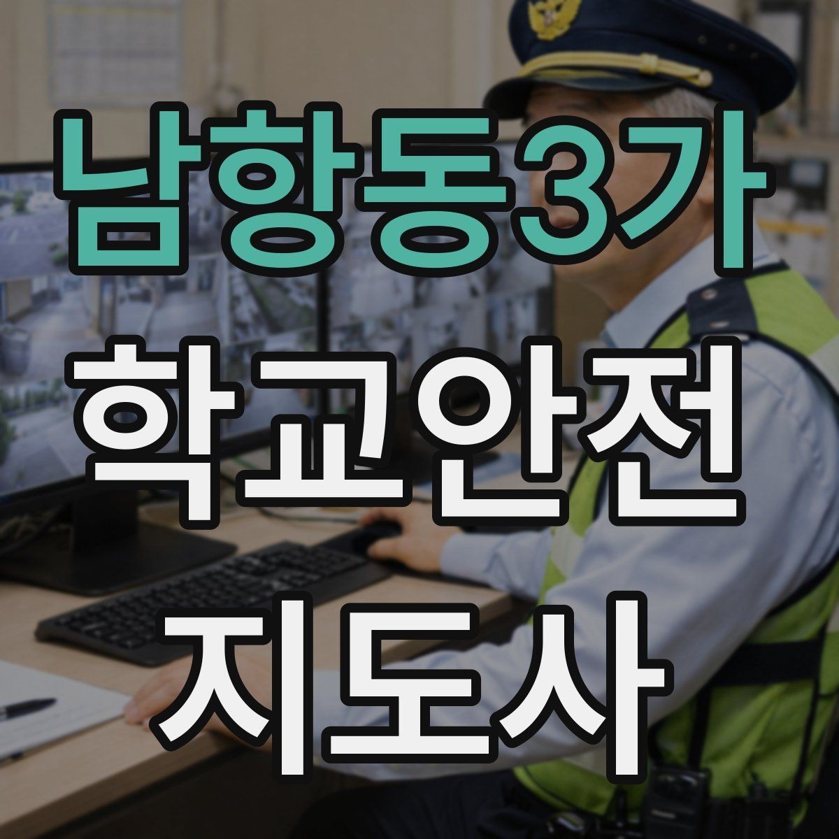 남항동3가 학교안전지도사 자격증 해질 무렵 시야 확보를 위한 지도 요령