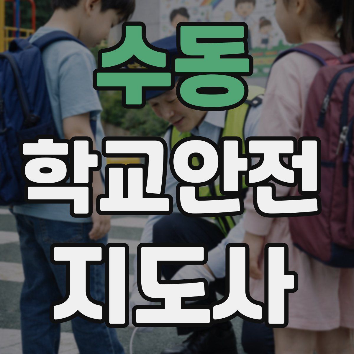 수동 학교안전지도사 자격증