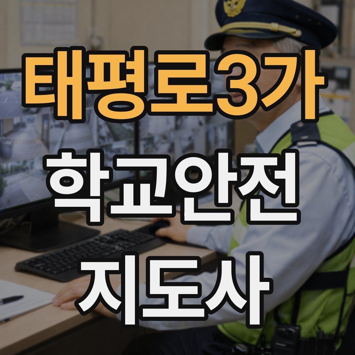 태평로3가 학교안전지도사 자격증 현장 복장과 준비물이 중요한 이유