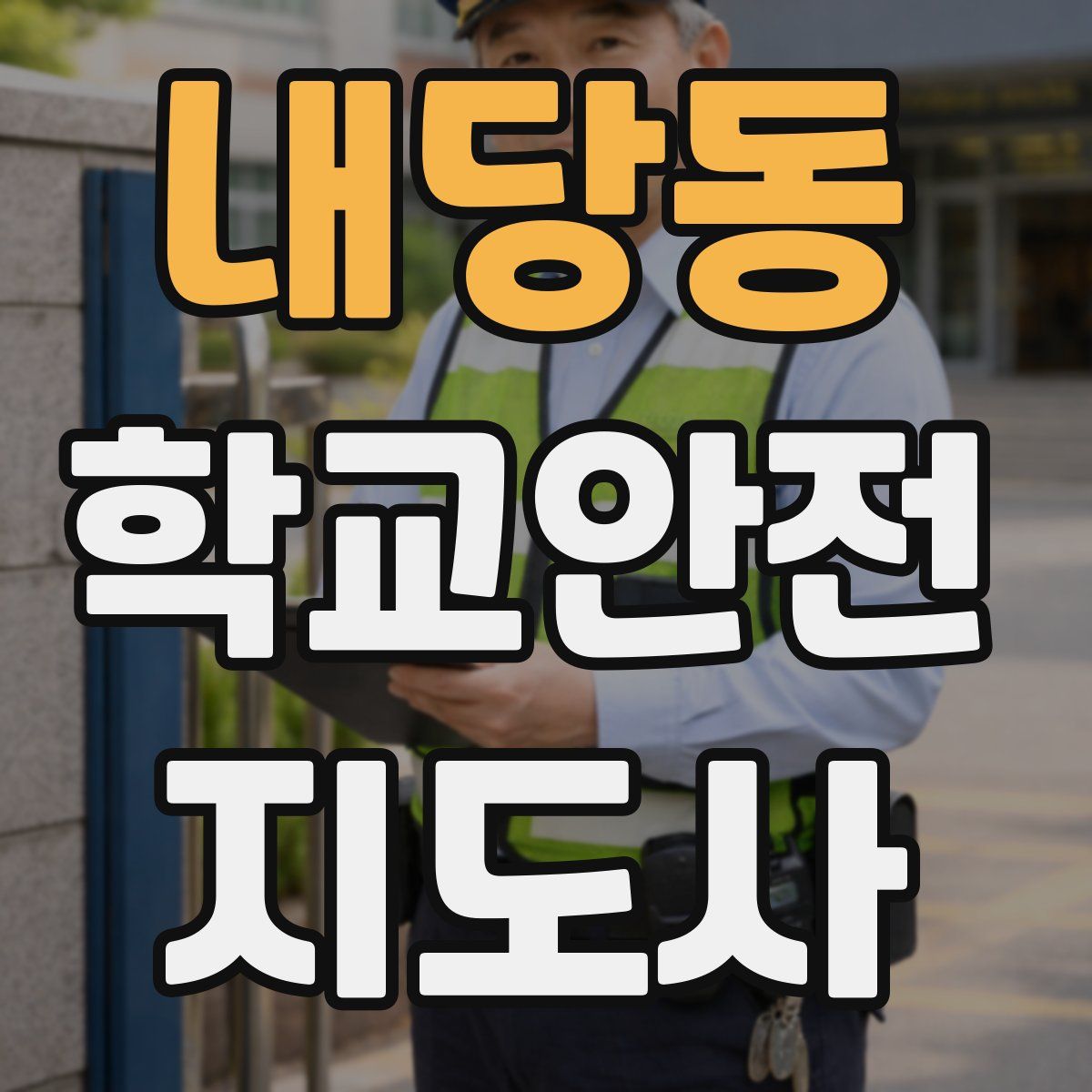 내당동 학교안전지도사 자격증