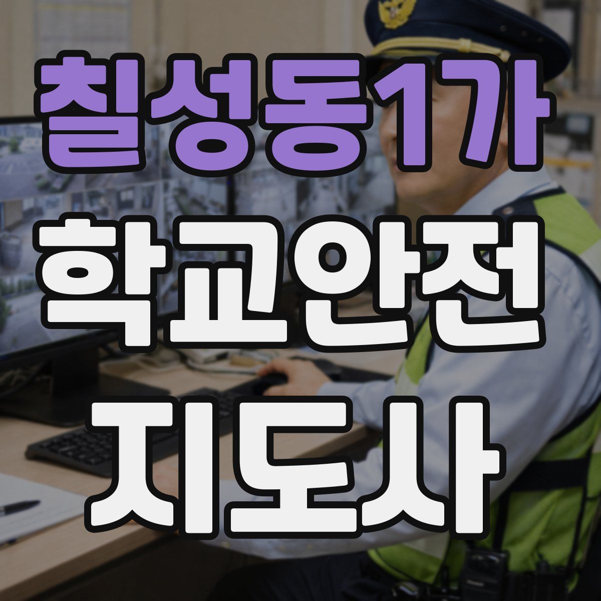 칠성동1가 학교안전지도사 자격증