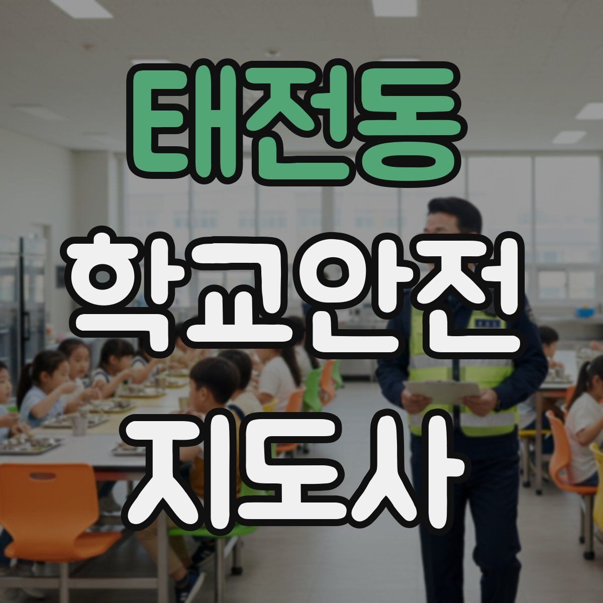 태전동 학교안전지도사 자격증 눈 오는 날 빙판길 통학 안전 운영 방법