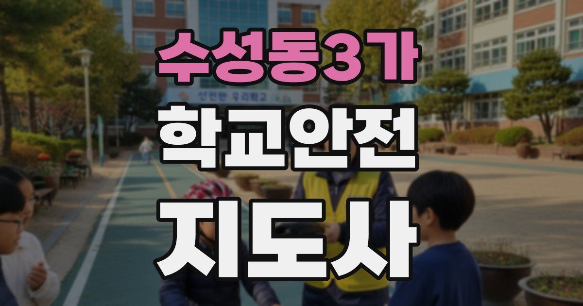 수성동3가 학교안전지도사 자격증