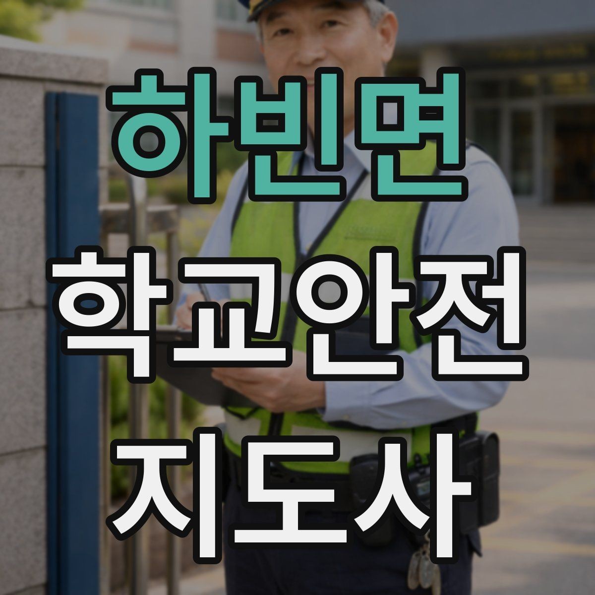 하빈면 학교안전지도사 자격증 우산으로 시야가 가려질 때 사고 예방 방법