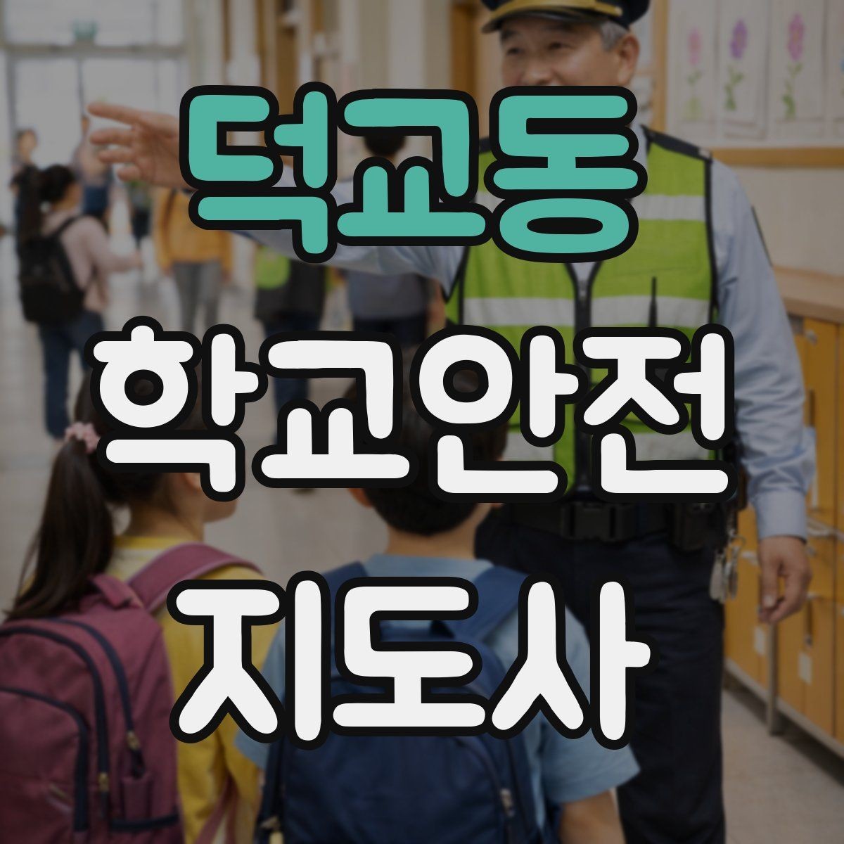 덕교동 학교안전지도사 자격증 발급기관 등록 여부 확인이 중요한 이유