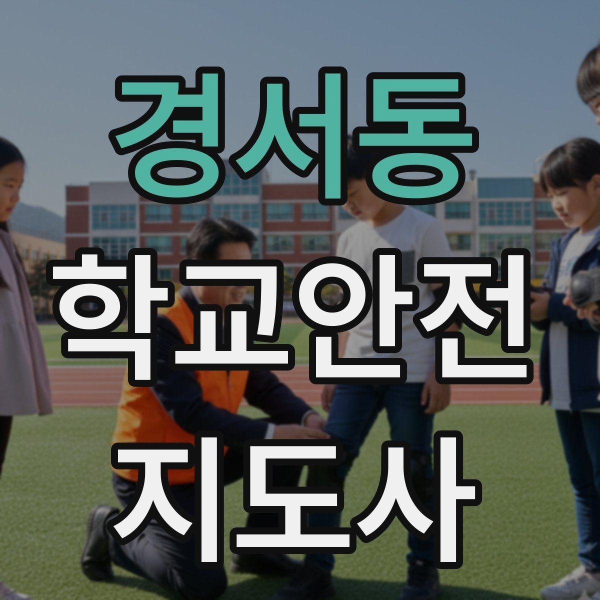 경서동 학교안전지도사 자격증 친구 따라 무리하게 뛰는 상황 예방하기
