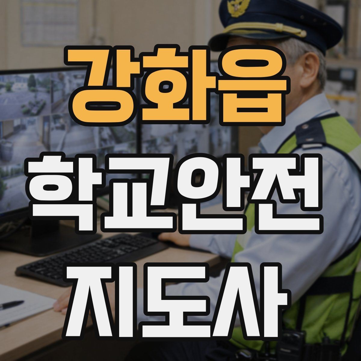 강화읍 학교안전지도사 자격증 공사 차량이 많은 날 통학로 지도 팁