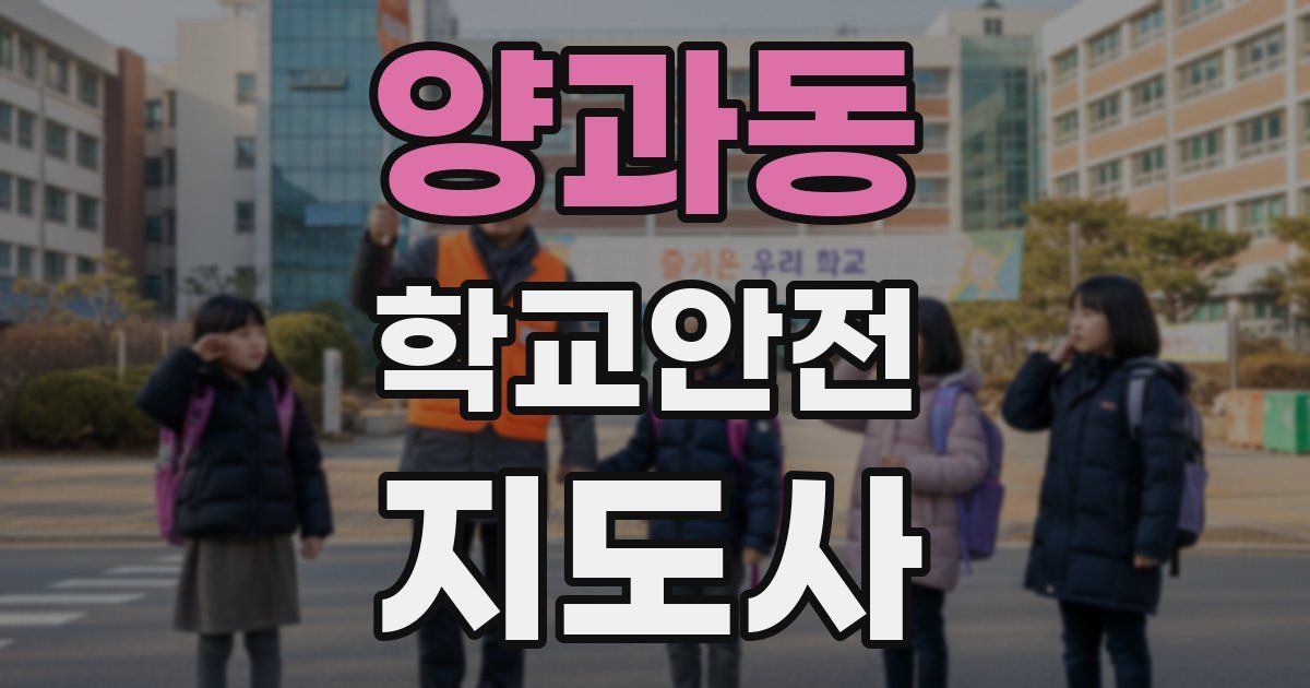 양과동 학교안전지도사 자격증