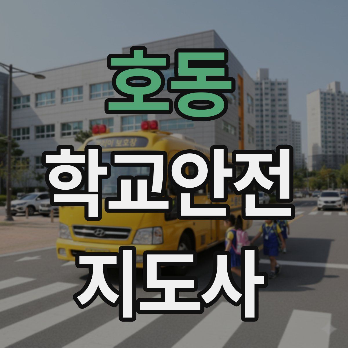 호동 학교안전지도사 자격증