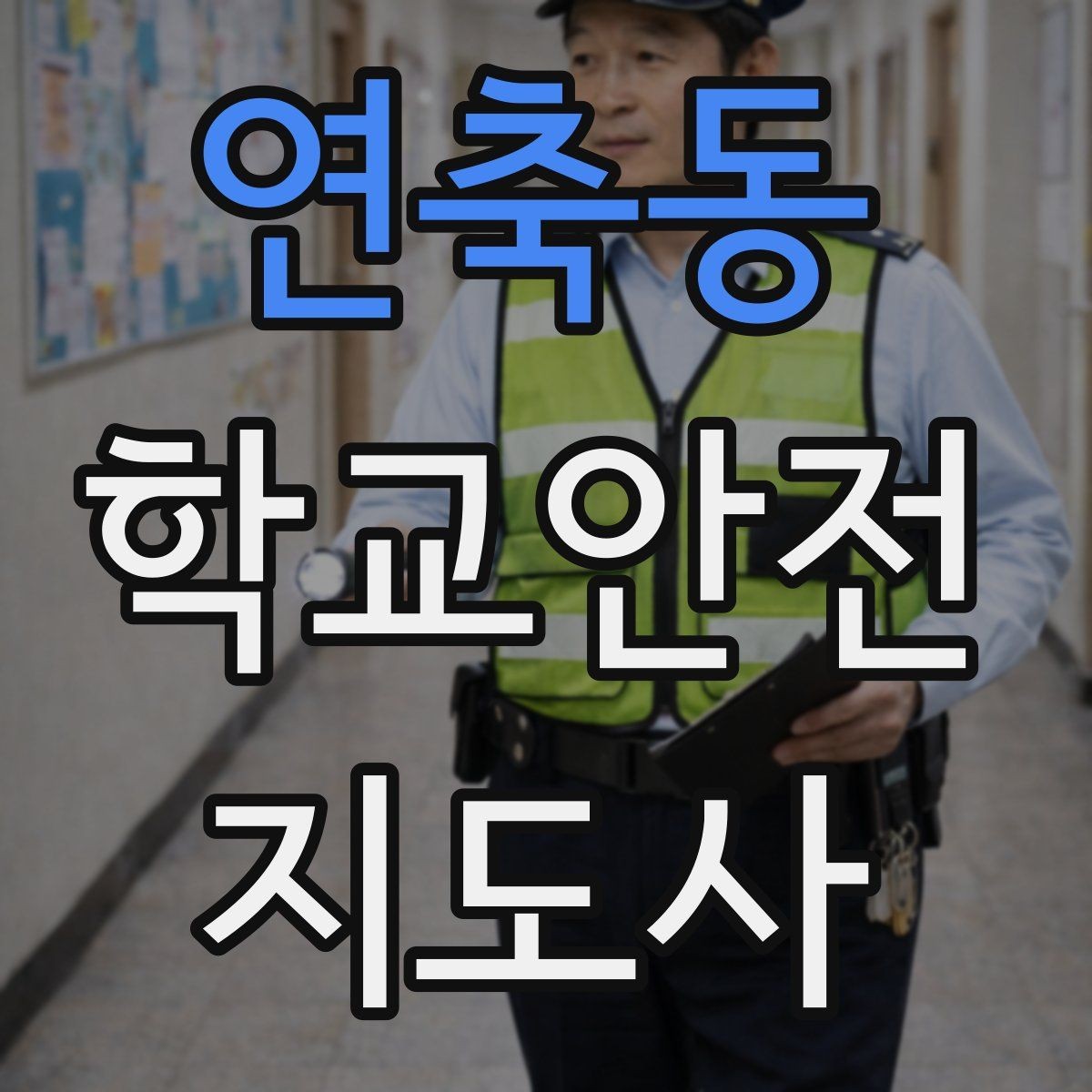 연축동 학교안전지도사 자격증 고학년 지도에서 자주 생기는 변수 정리
