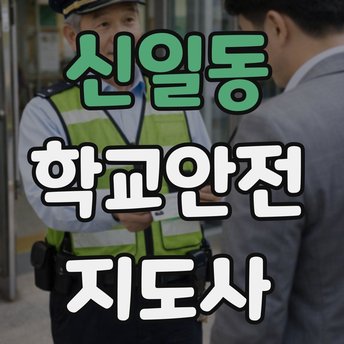 신일동 학교안전지도사 자격증 호루라기 수신호 사용 시 유의점