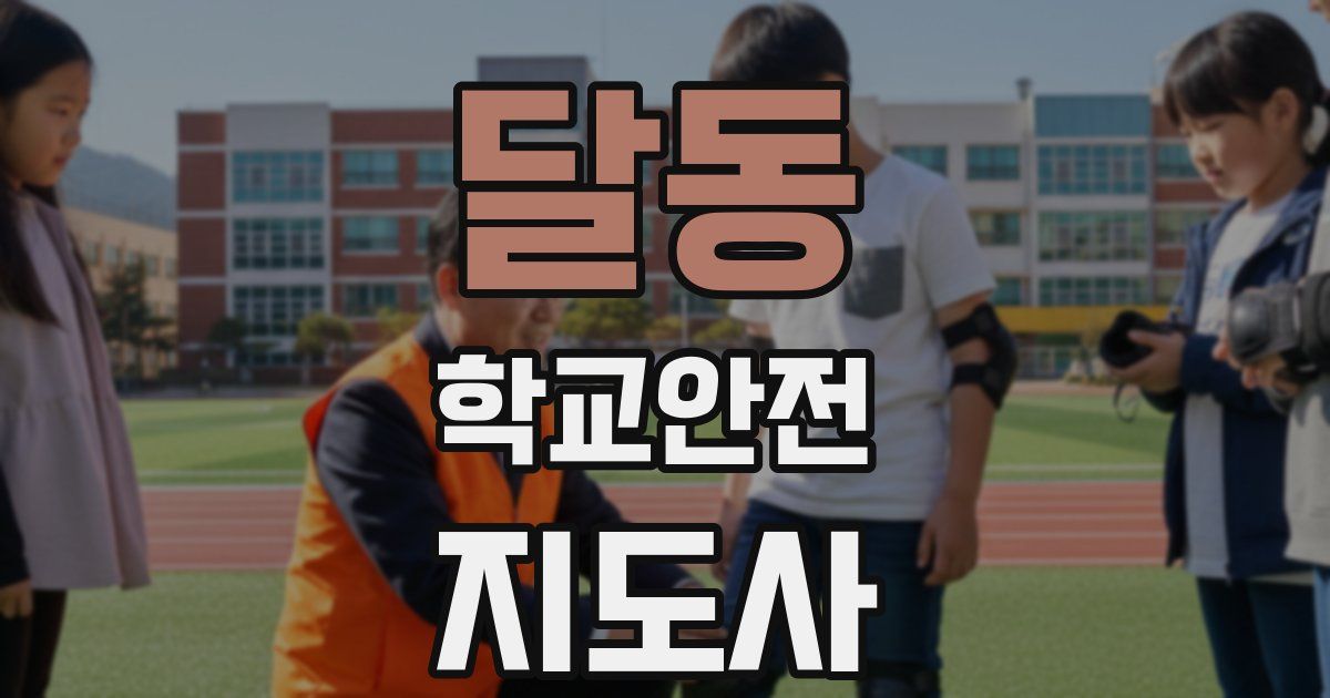 달동 학교안전지도사 자격증