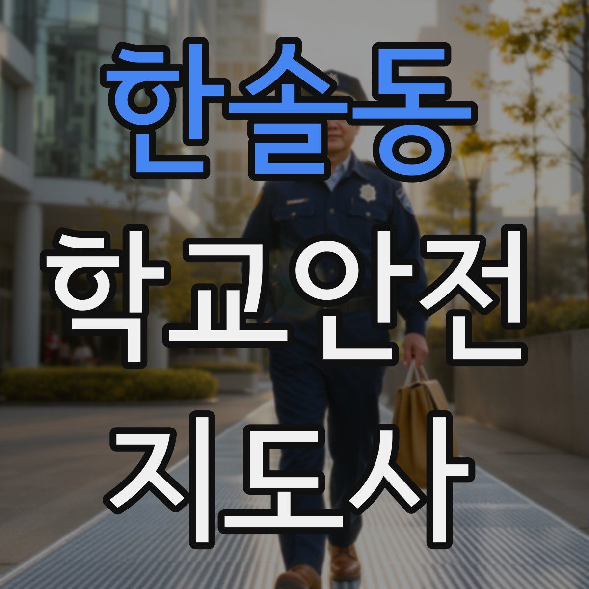 한솔동 학교안전지도사 자격증