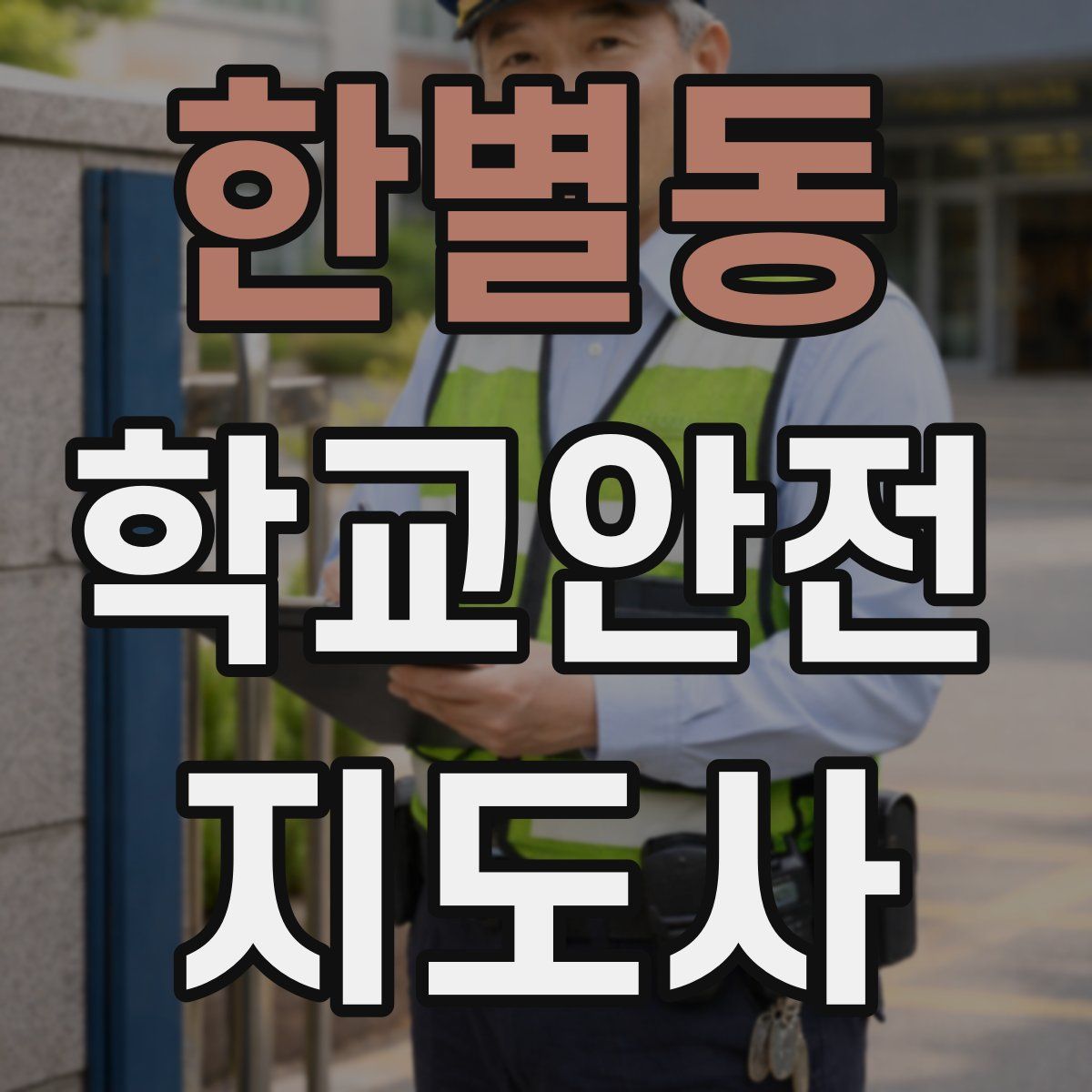 한별동 학교안전지도사 자격증
