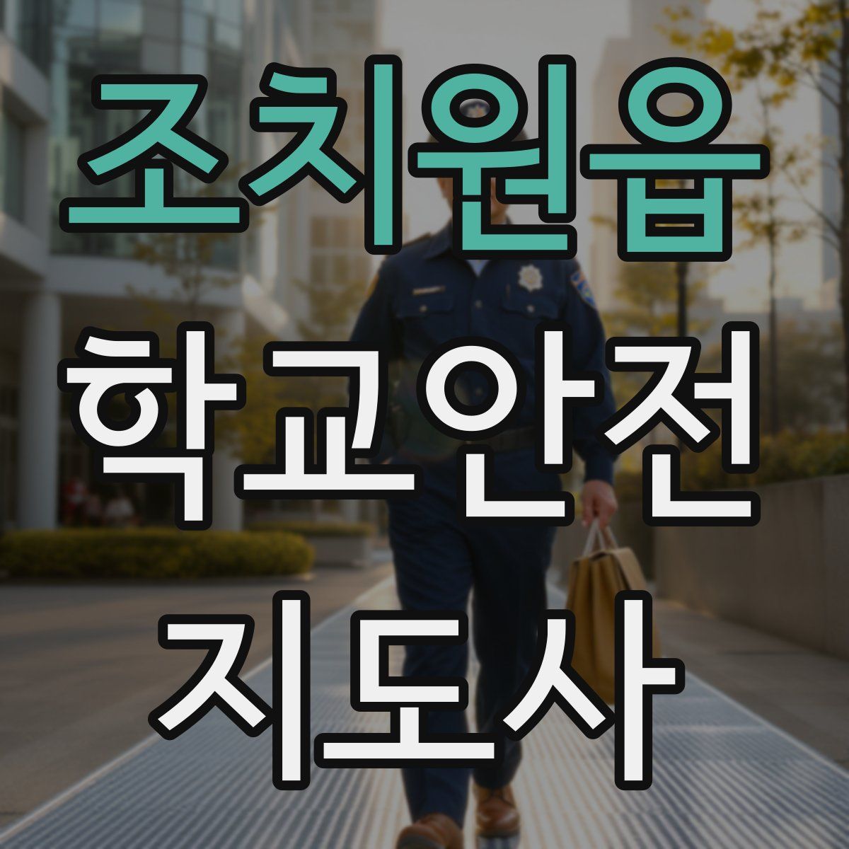 조치원읍 학교안전지도사 자격증