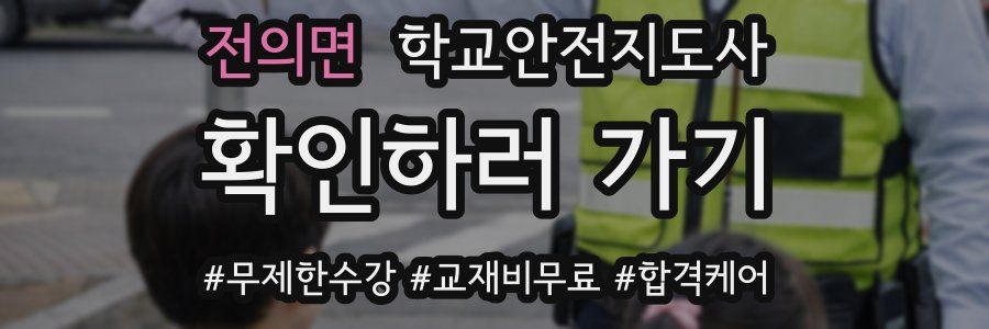 전의면 학교안전지도사 자격증
