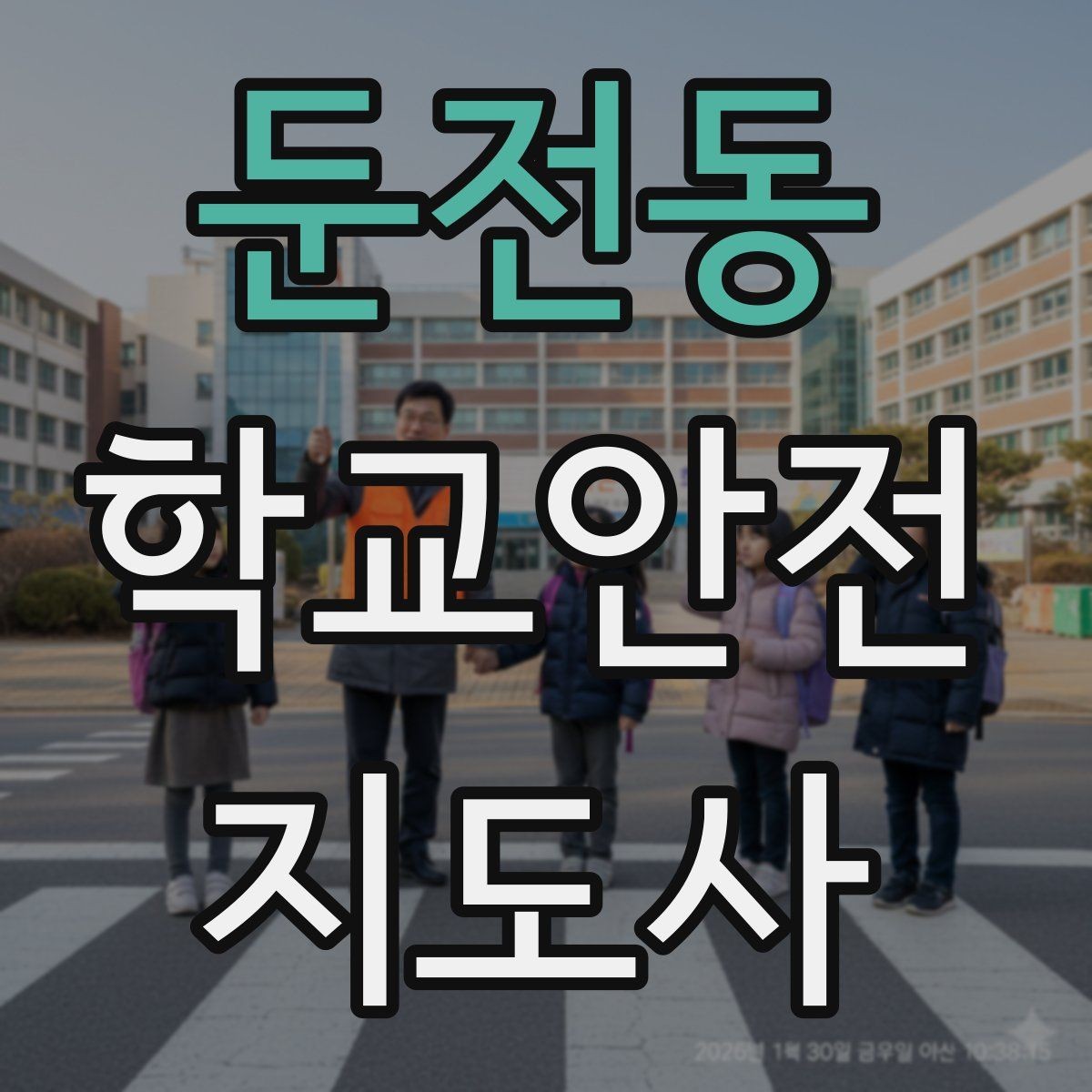 둔전동 학교안전지도사 자격증 역할극으로 교통안전 습관 만드는 방법