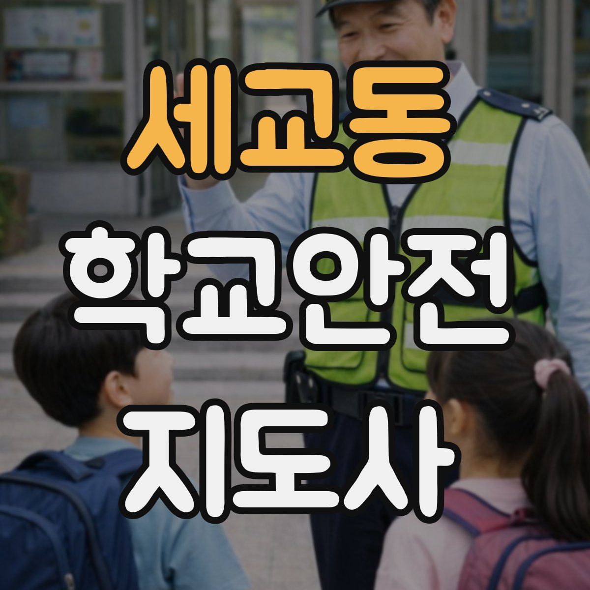 세교동 학교안전지도사 자격증