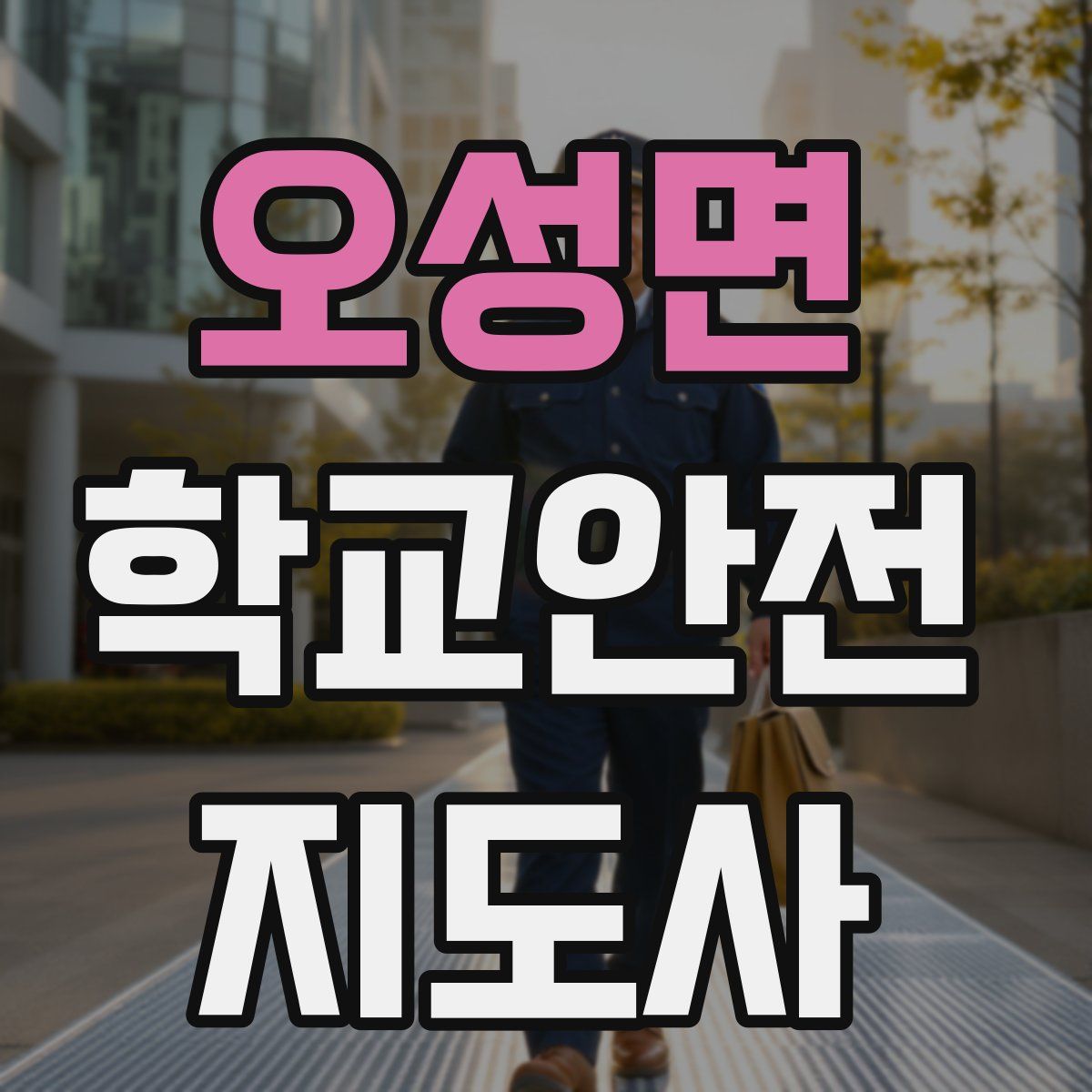 오성면 학교안전지도사 자격증