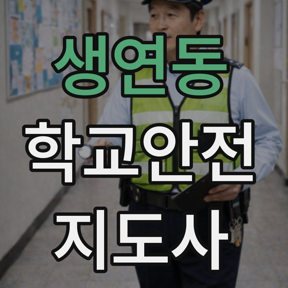 생연동 학교안전지도사 자격증