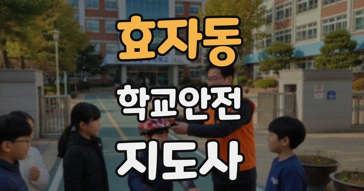 효자동 학교안전지도사 자격증
