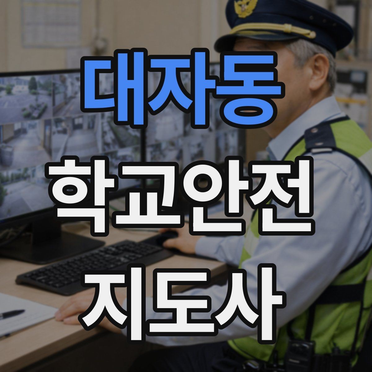 대자동 학교안전지도사 자격증 횡단보도 앞에서 꼭 지켜야 할 지도 원칙