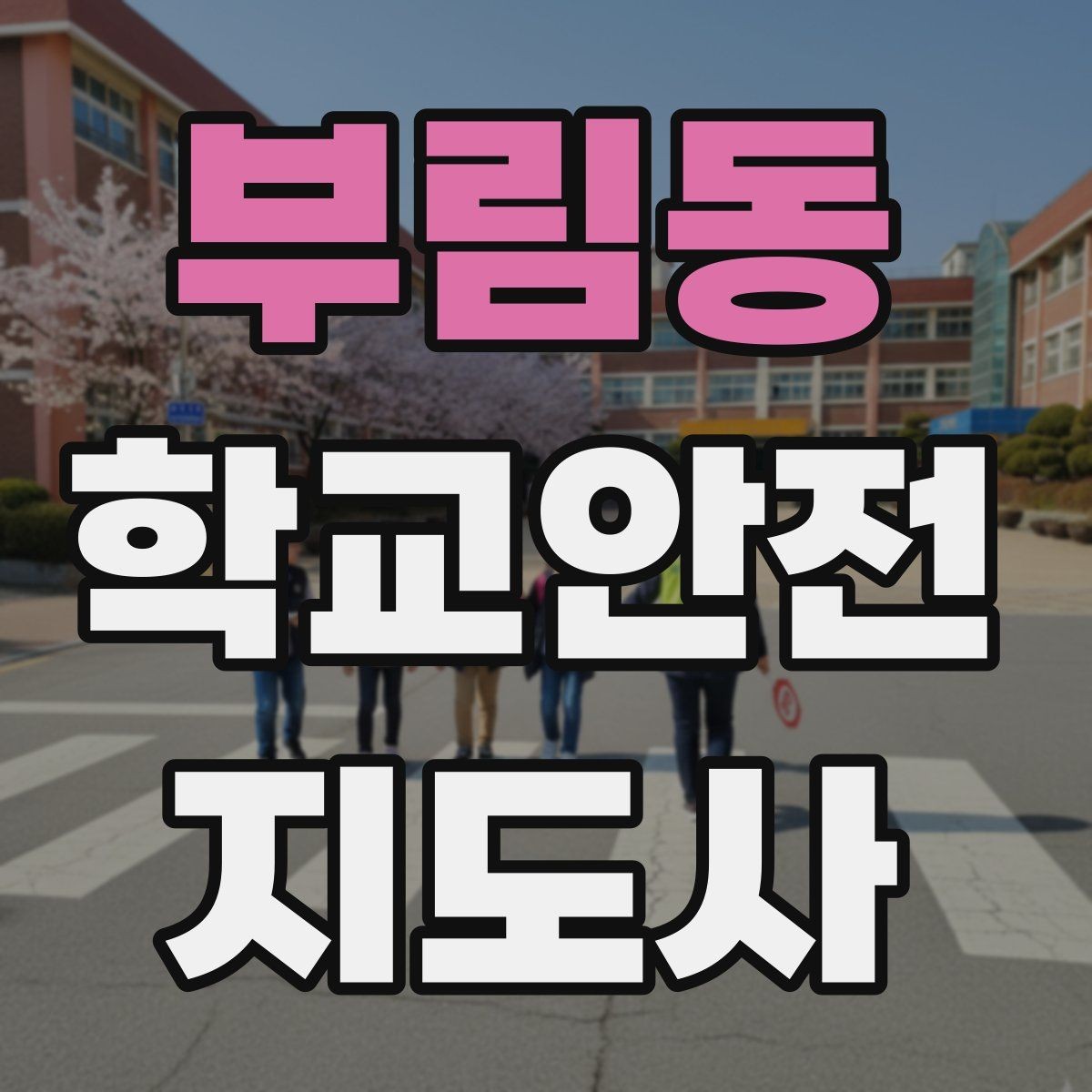부림동 학교안전지도사 자격증 스쿨존에서 자주 발생하는 위험