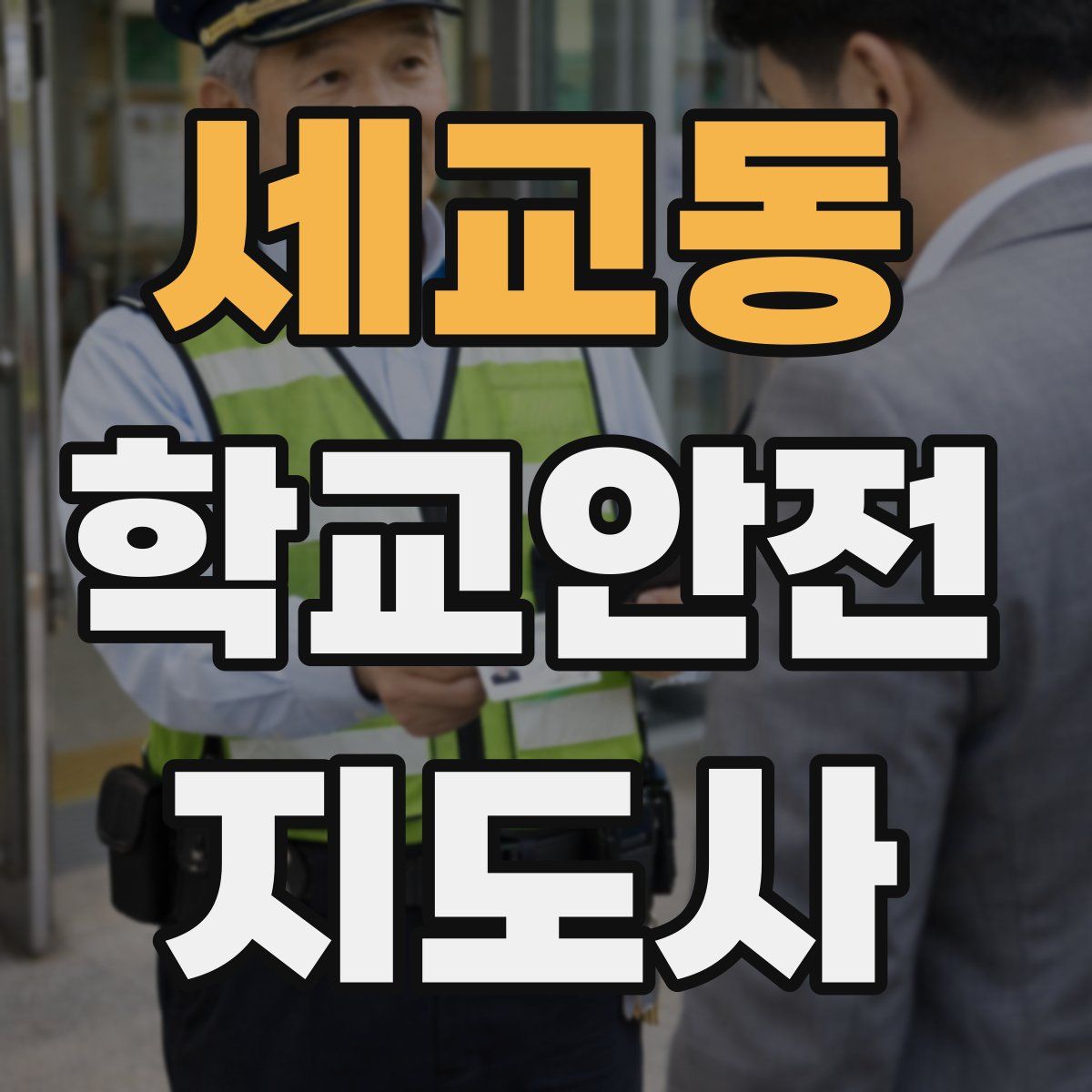 세교동 학교안전지도사 자격증