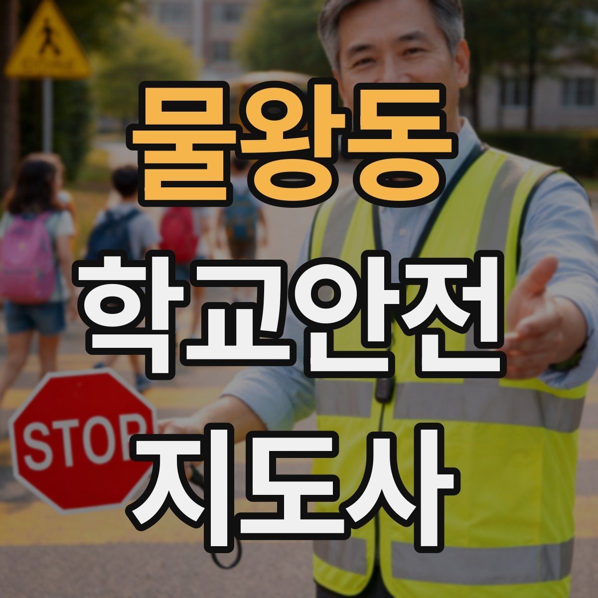 물왕동 학교안전지도사 자격증 통학로 위험 요소를 찾는 방법