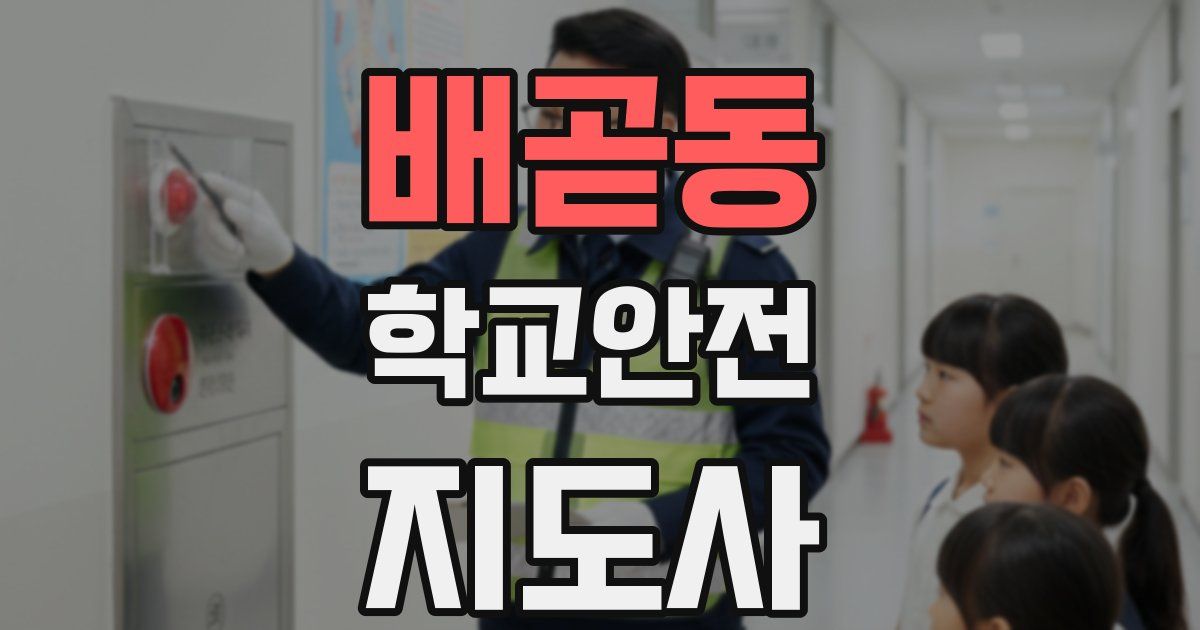 배곧동 학교안전지도사 자격증