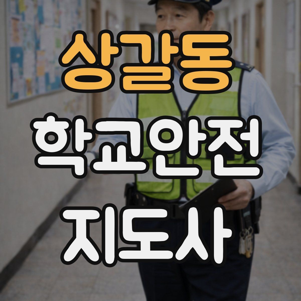 상갈동 학교안전지도사 자격증 위험 요소를 발견하면 즉시 해야 할 행동