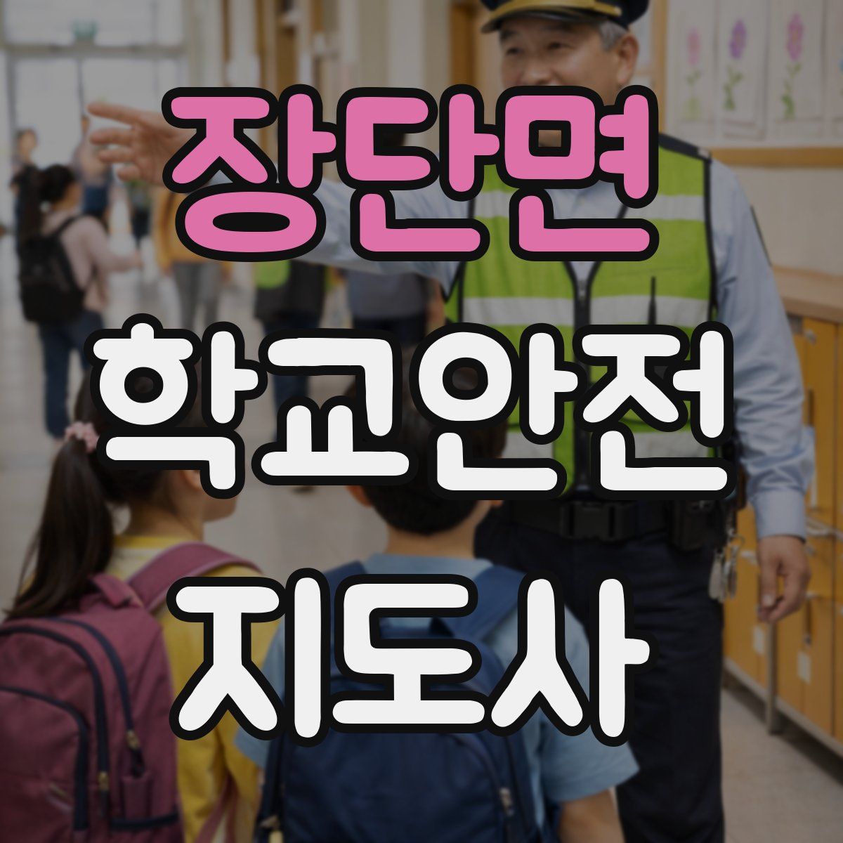 장단면 학교안전지도사 자격증