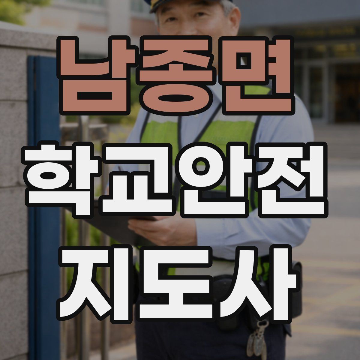 남종면 학교안전지도사 자격증 무리한 개입을 피해야 하는 이유