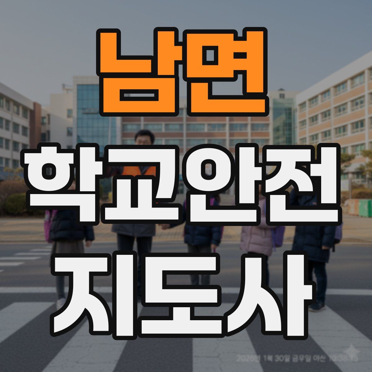 남면 학교안전지도사 자격증