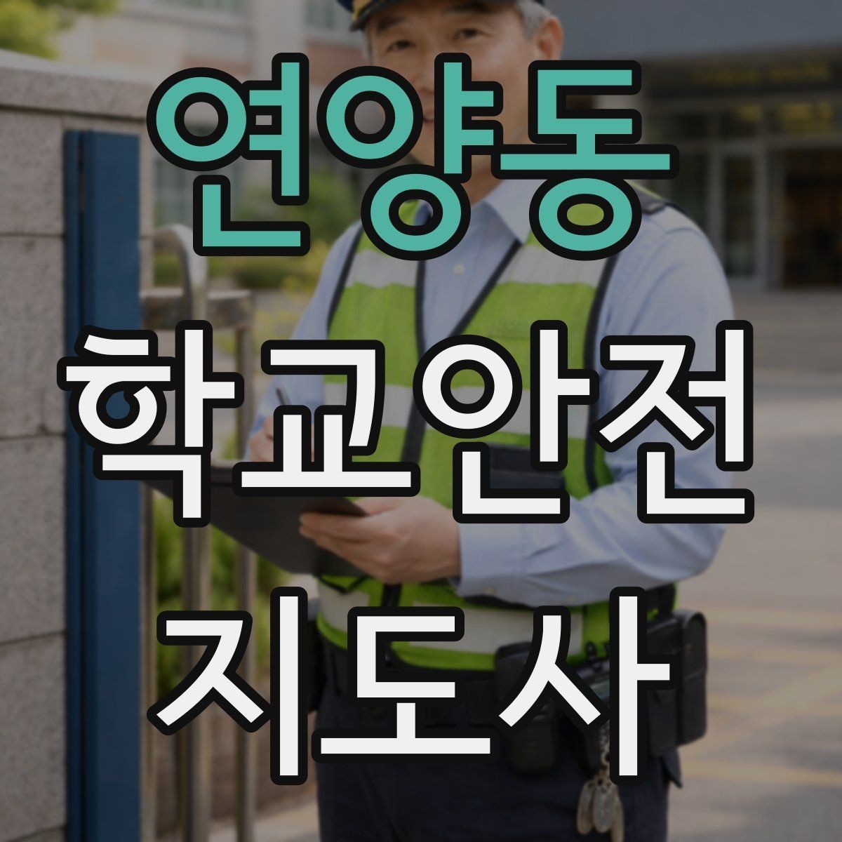 연양동 학교안전지도사 자격증 현장에서 신뢰를 얻는 태도
