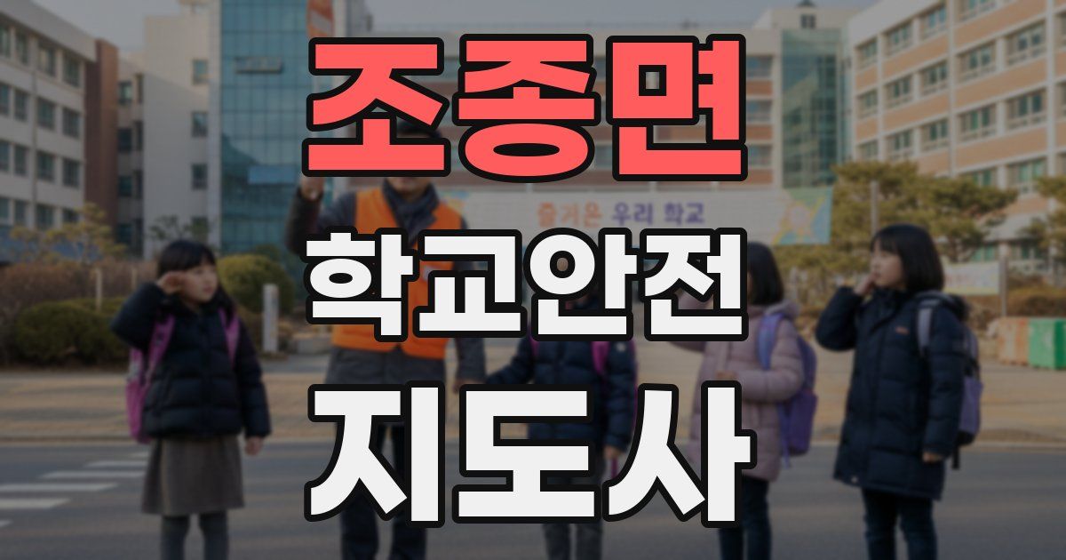 조종면 학교안전지도사 자격증