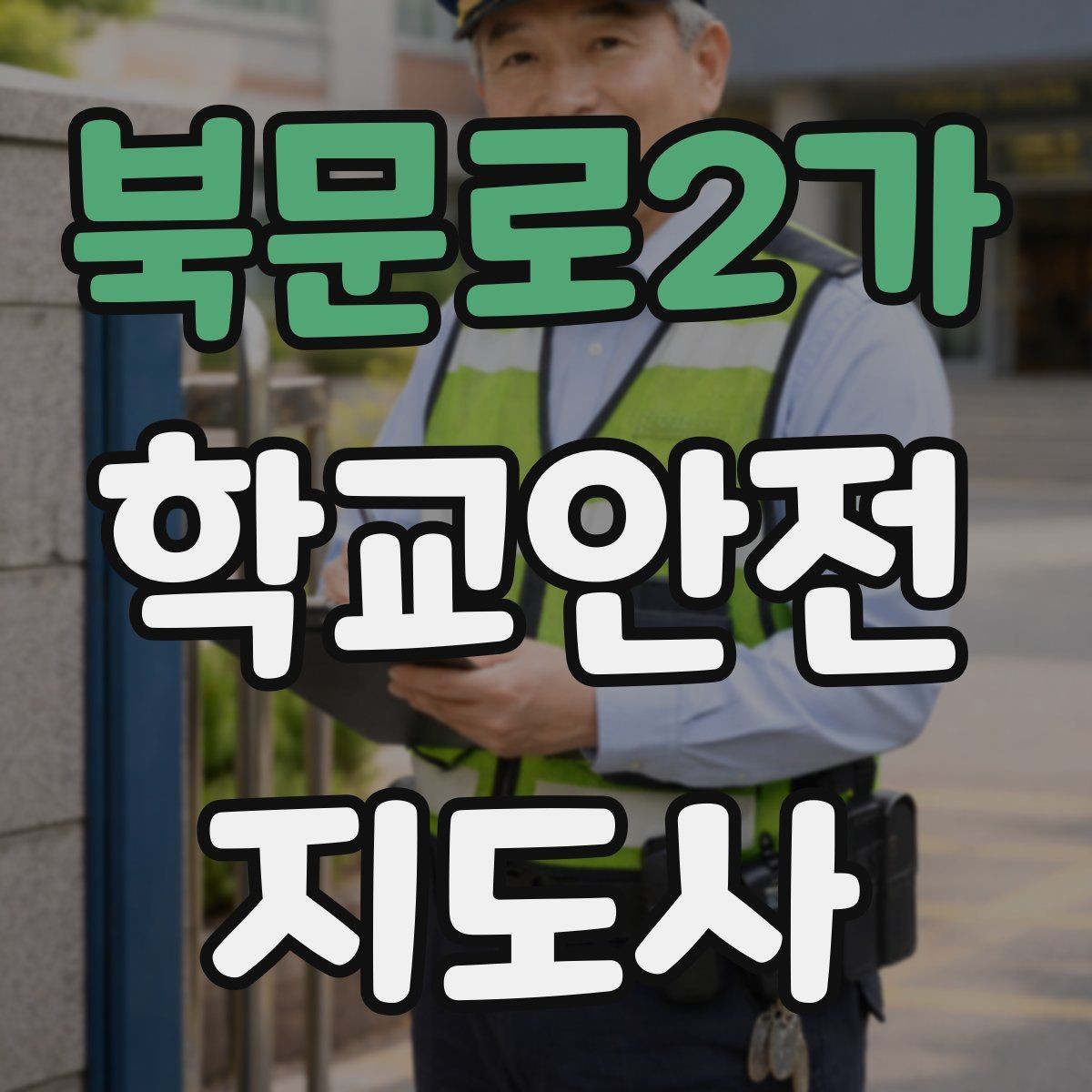 북문로2가 학교안전지도사 자격증 고학년 지도에서 자주 생기는 변수 정리