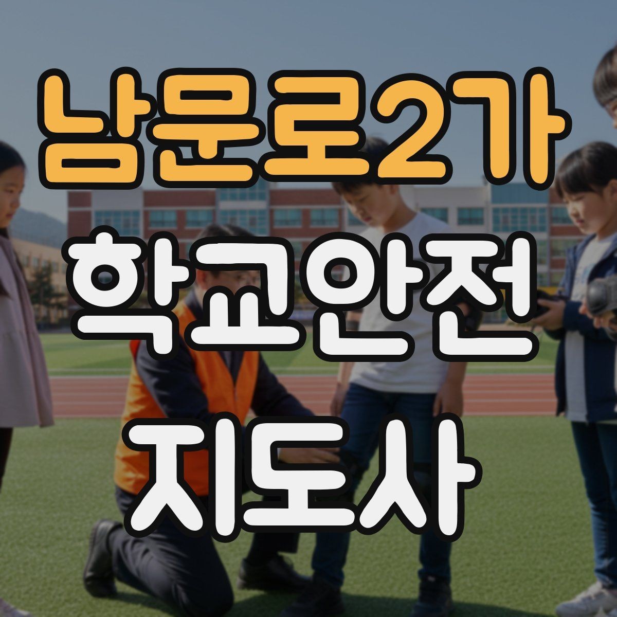 남문로2가 학교안전지도사 자격증 줄서기 대기 지도에서 중요한 포인트