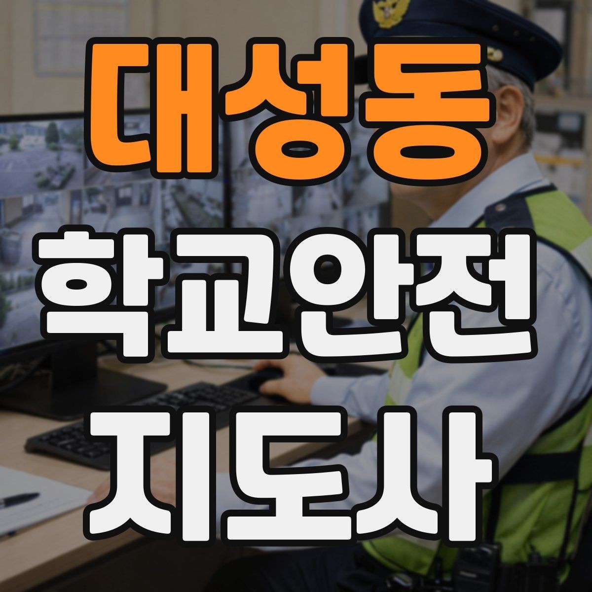 대성동 학교안전지도사 자격증 안전조끼 표지판 사용이 필요한 이유