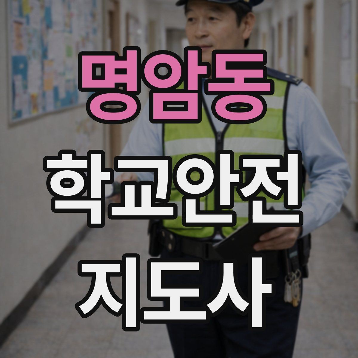 명암동 학교안전지도사 자격증 통학로 위험 요소를 찾는 방법