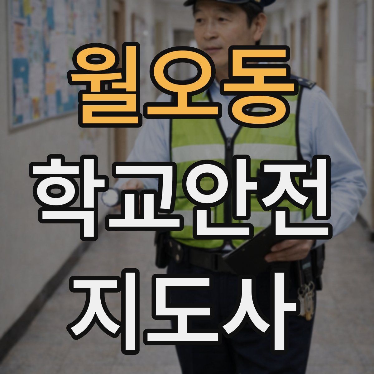 월오동 학교안전지도사 자격증