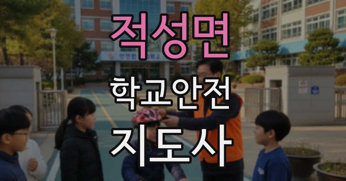 적성면 학교안전지도사 자격증
