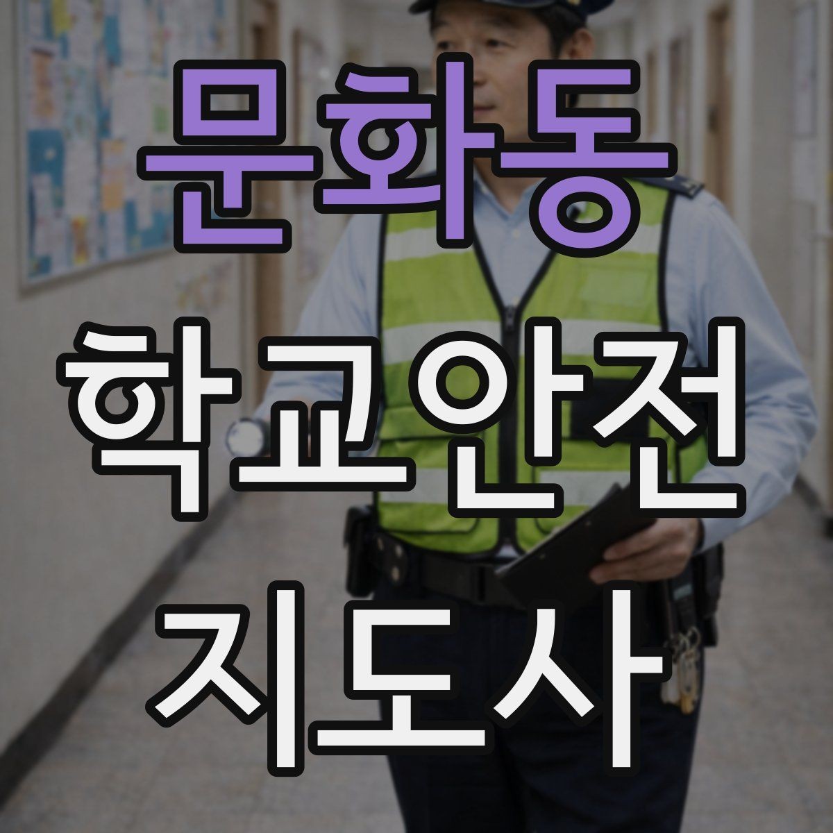 문화동 학교안전지도사 자격증 학교폭력 징후를 발견했을 때 기본 대응