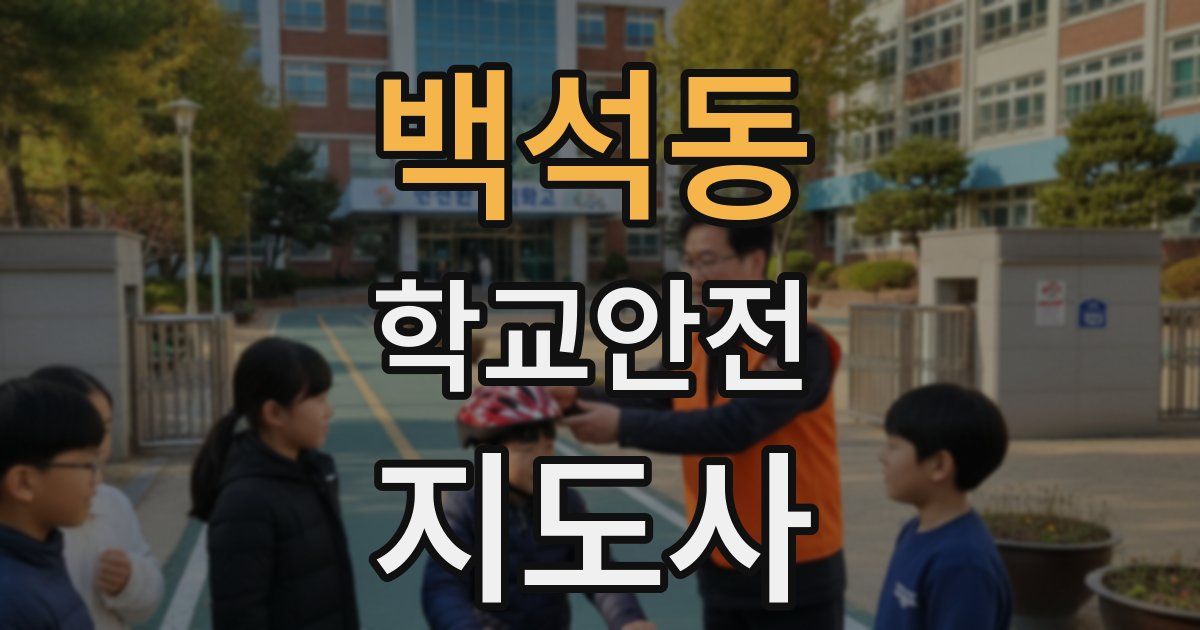 백석동 학교안전지도사 자격증