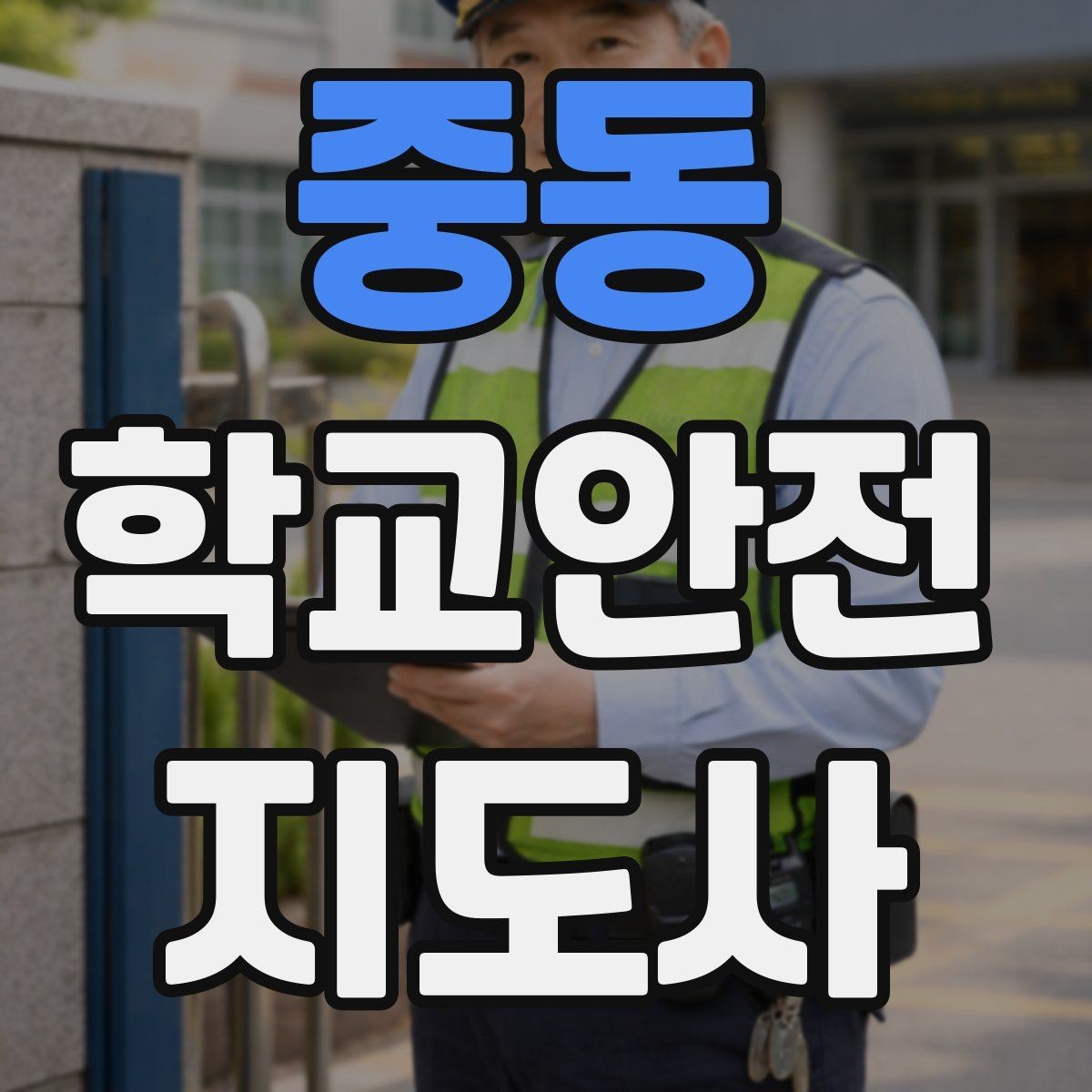 중동 학교안전지도사 자격증 사진 촬영 공유 시 주의사항