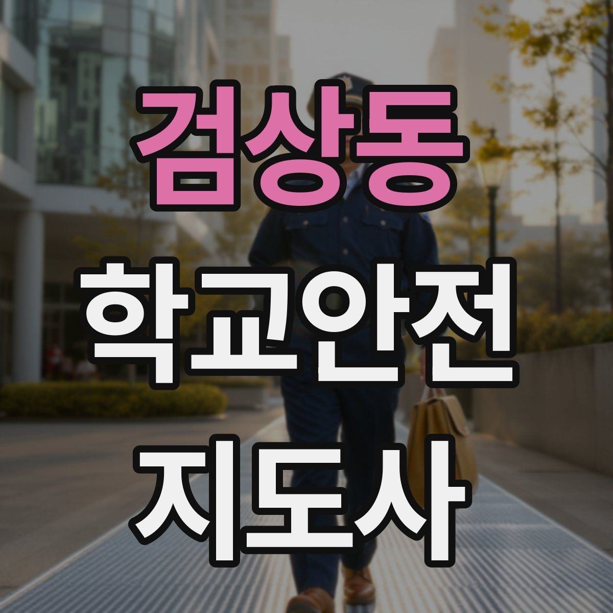 검상동 학교안전지도사 자격증 나에게 맞는 활동 방식 찾는 방법