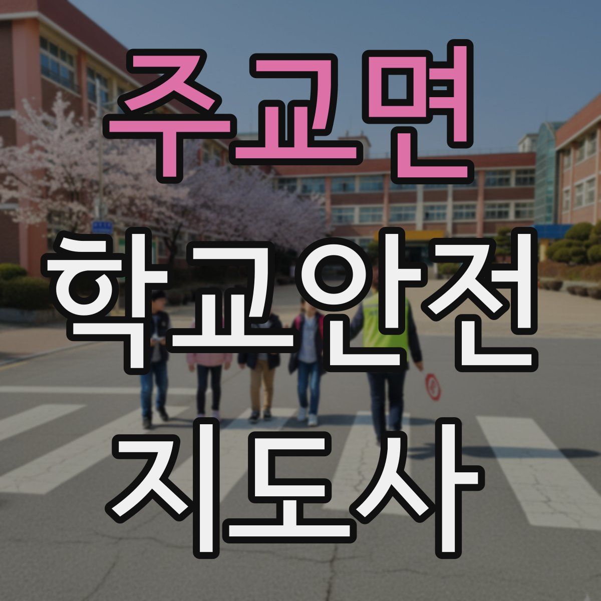 주교면 학교안전지도사 자격증