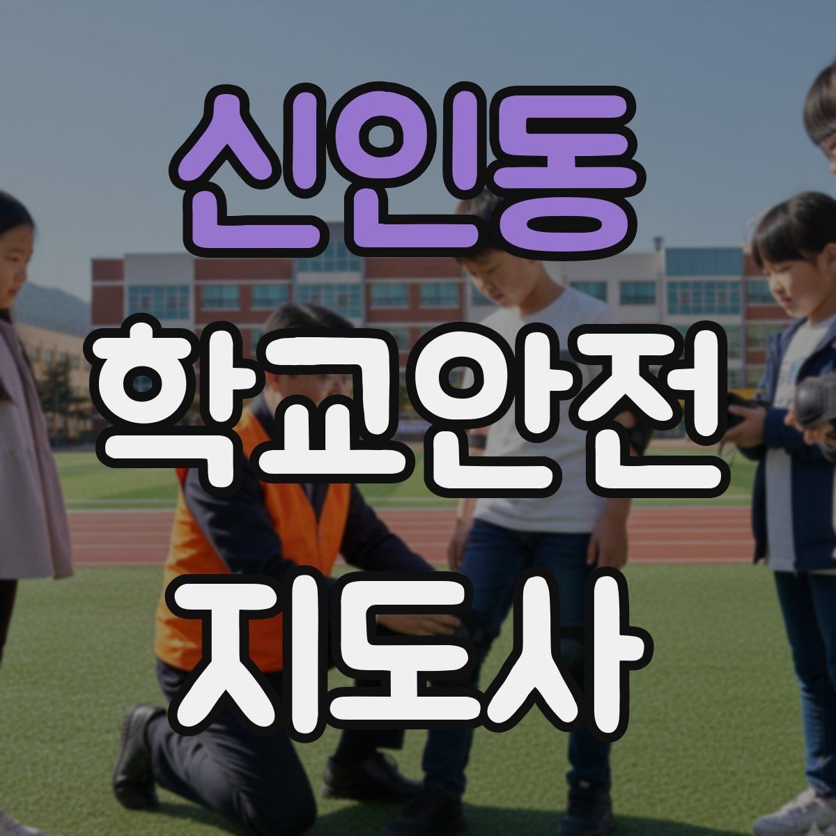 신인동 학교안전지도사 자격증 차량 진출입이 많은 골목에서 지도하는 법