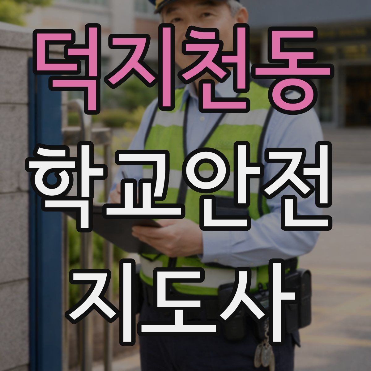 덕지천동 학교안전지도사 자격증 캠핑 야외체험에서 안전 포인트 정리